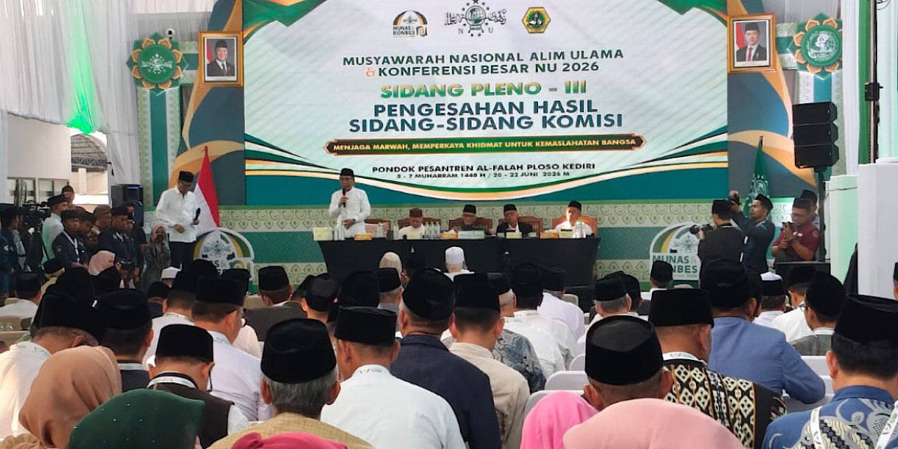 Musyawarah Nasional (Munas) Alim Ulama Nahdlatul Ulama (NU) di Kediri. (Foto: Tim Media Munas-Konbes NU/jatimnow.com)