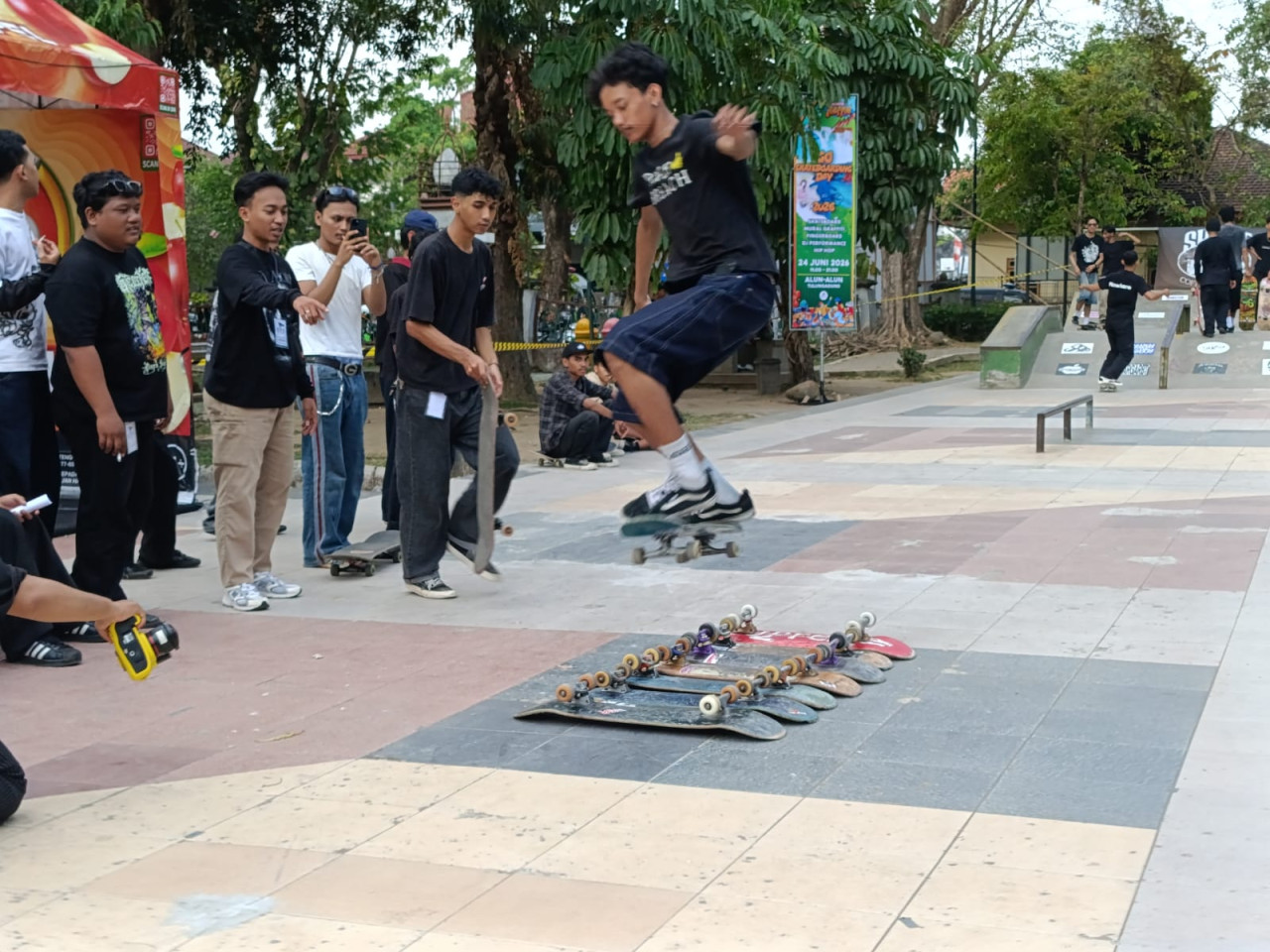 Perayaan Hari Skateboard Sedunia di Tulungagung, Keluhkan Minimnya Pembinaan