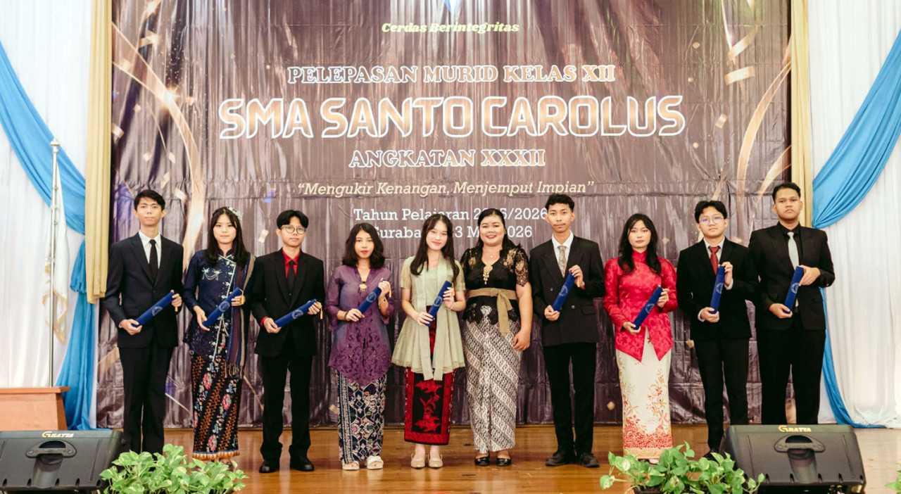 22 Lulusan SMA Santo Carolus Surabaya Berhasil Tembus PTN