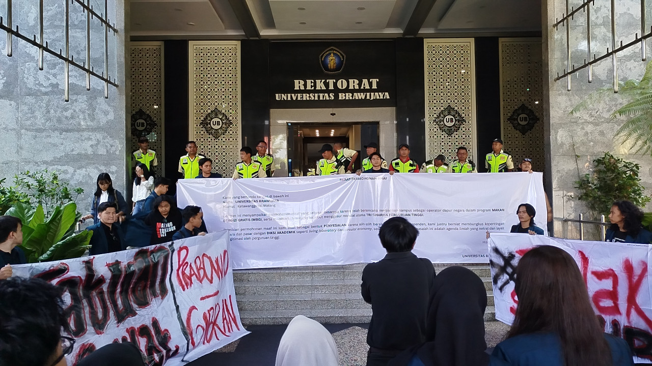 Mahasiswa Universitas Brawijaya Tolak Kampus Kelola SPPG, Rektorat Bungkam