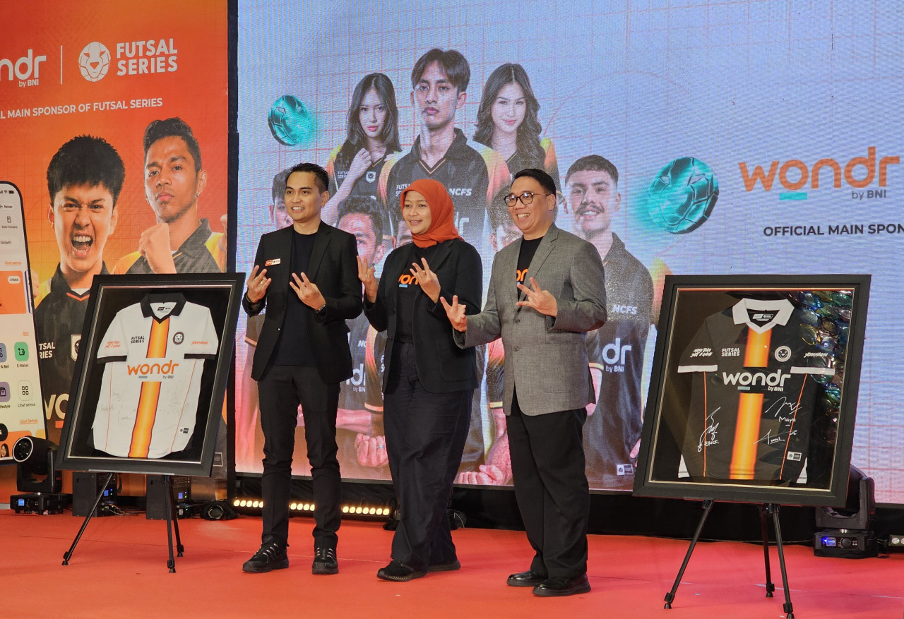 Peluncuran Jersey resmi Futsal Series Wondr 2026 (foto: Ni'am Kurniawan/jatimnow.com)