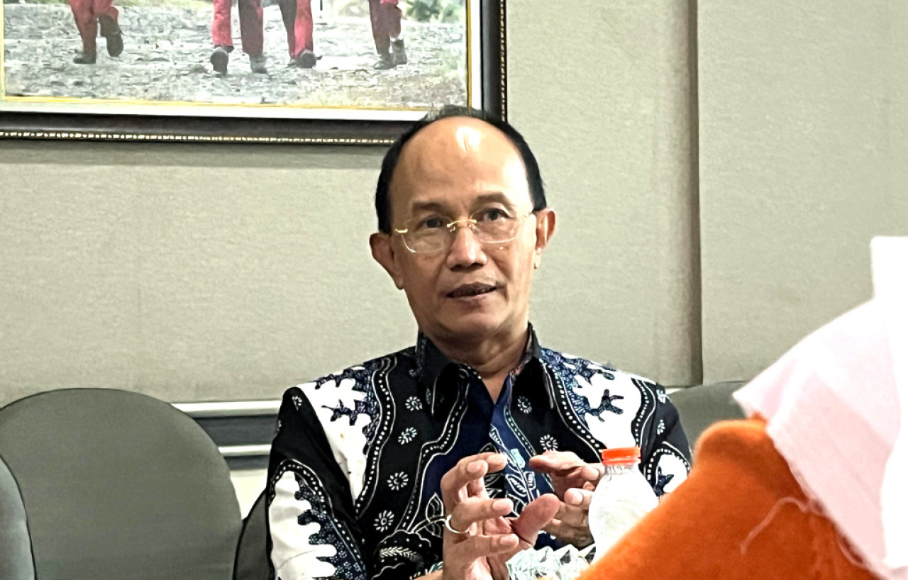 Ketua Kamar Dagang dan Industri (KADIN) Jawa Timur, Adik Dwi Putranto. (Foto/jatimnow.com)