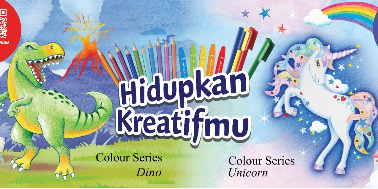 Faber-Castell meluncurkan koleksi Back to School 2026 dengan seri Dino, Unicorn, Follow Your Flow, serta promo hadiah menarik. (Foto: Faber Castel for jatimnow.com)