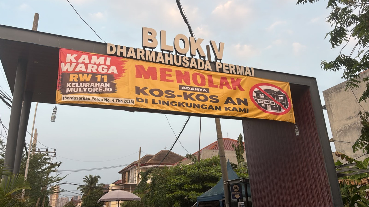 Warga Dharmahusada Permai Surabaya Tolak Alih Fungsi Perumahan Jadi Kosan