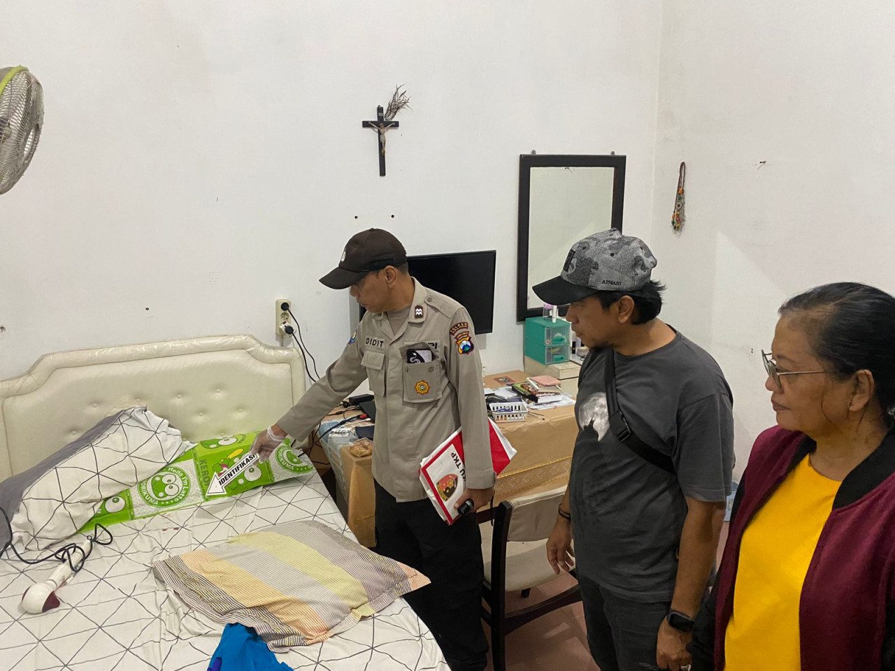 Olah TKP di lokasi kejadian oleh Satreskim Polres Malang. (Foto: Istimewa)