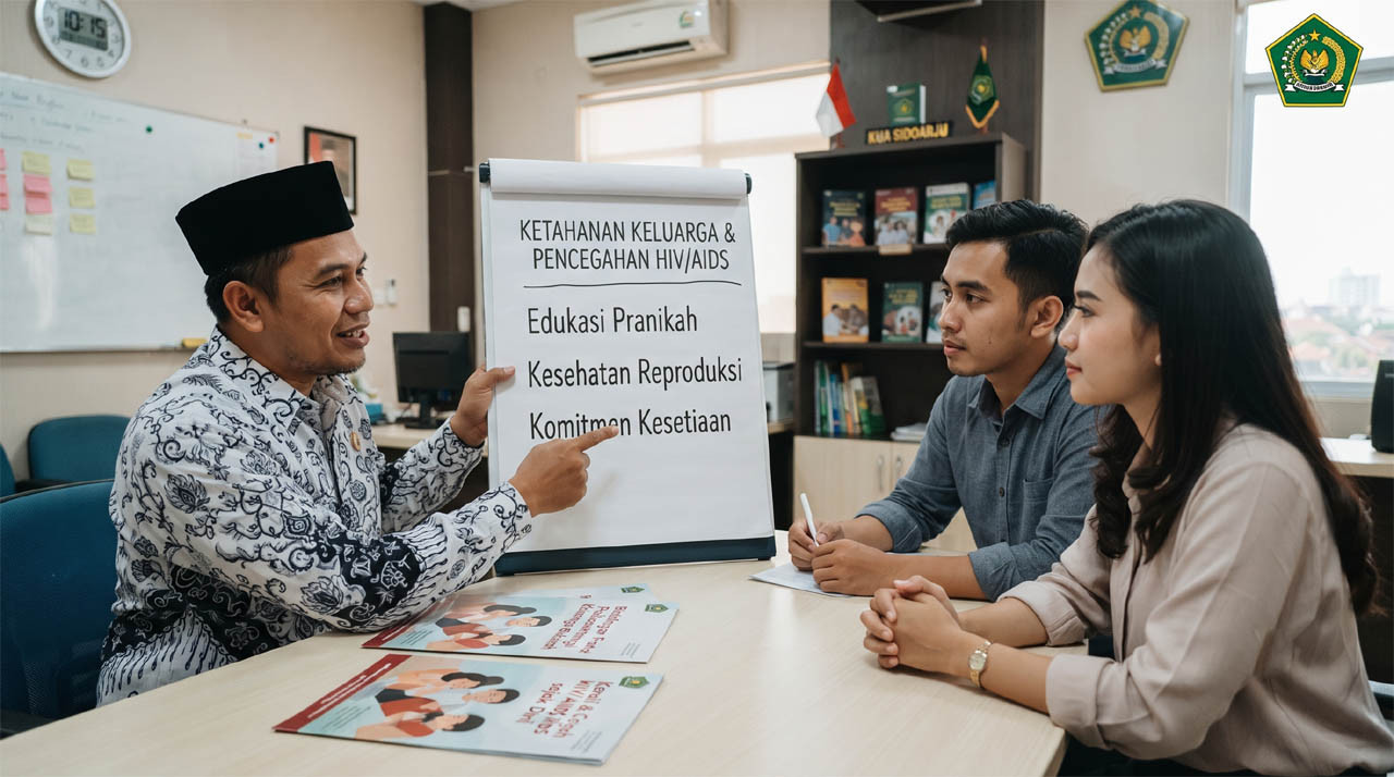 Kasus HIV di Sidoarjo Tembus 7.129, Penghulu Didorong Perkuat Ketahanan Keluarga
