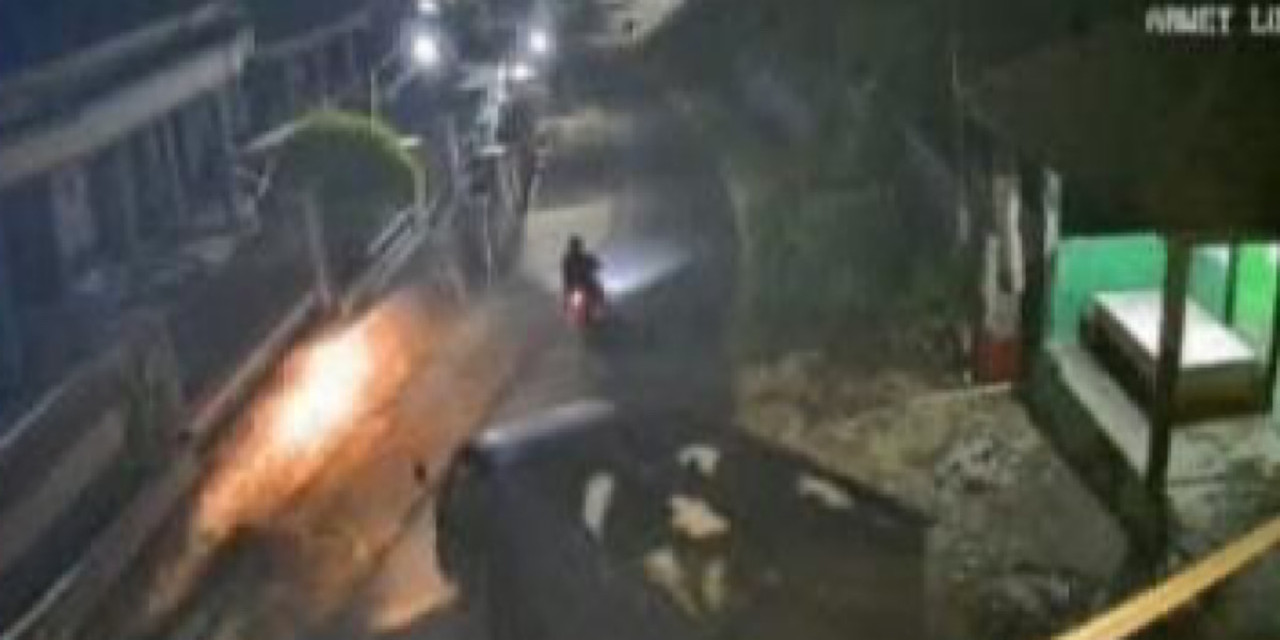 CCTV pencurian sapi di Tutur Pasuruan. (Foto: Polres Pasuruan/jatimnow.com)