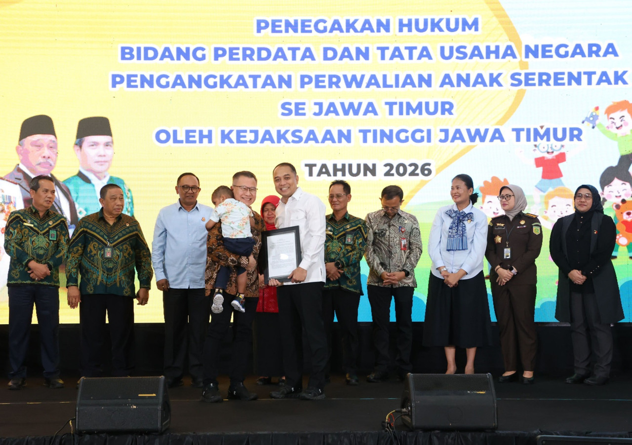 Sebanyak 75 anak di Surabaya resmi memperoleh kepastian hukum atas status perwalian (foto-foto: Kominfo Surabaya for jatimnow.com)