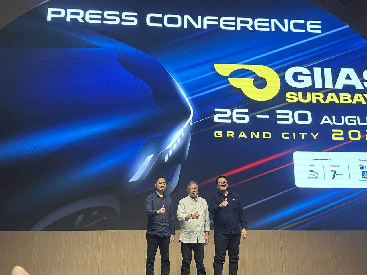 Suasana press conference GIIAS Surabaya 2026, yang turut dihadiri ACC dan TAF. (Foto: GIIAS for jatimnow.com)