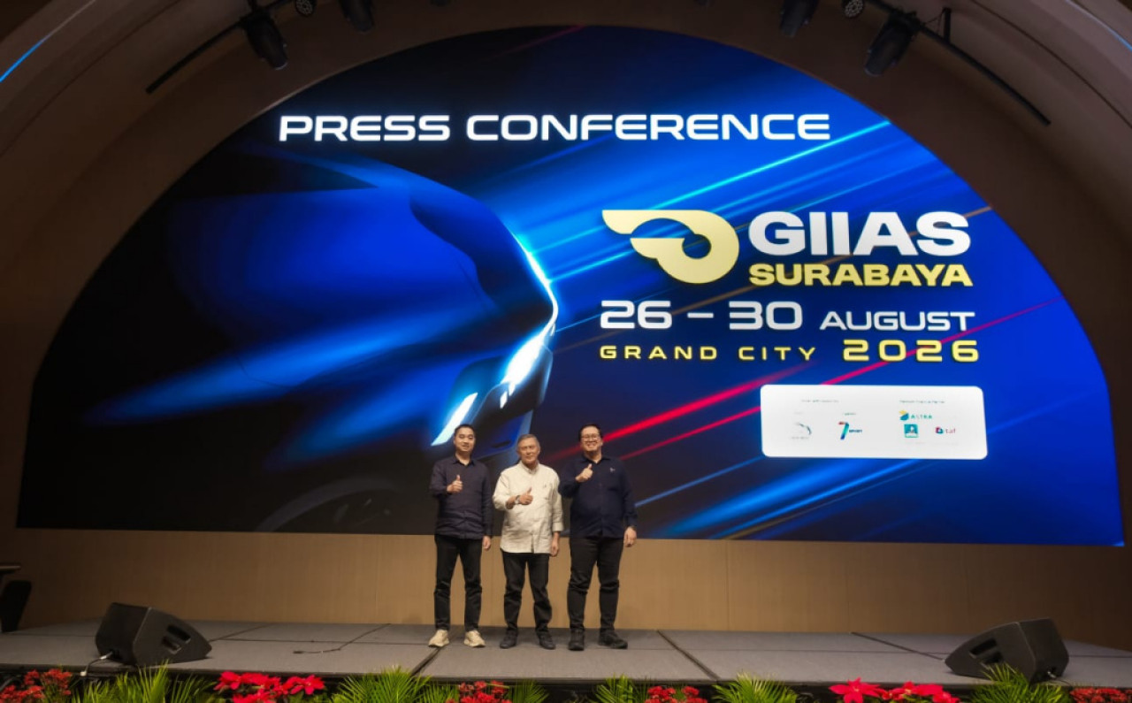 GIIAS Surabaya menjadi bagian dari rangkaian GIIAS The Series 2026 yang digelar di sejumlah kota besar Indonesia. (Foto/jatimnow.com)
