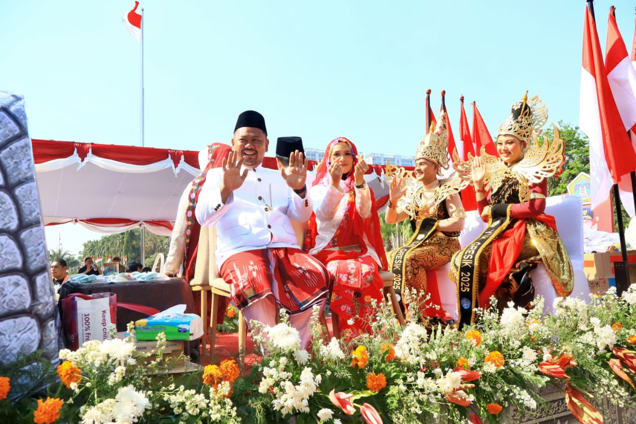 Gresik Merdeka Carnival 2026. (Foto: Diskominfo Gresik for jatimnow.com)