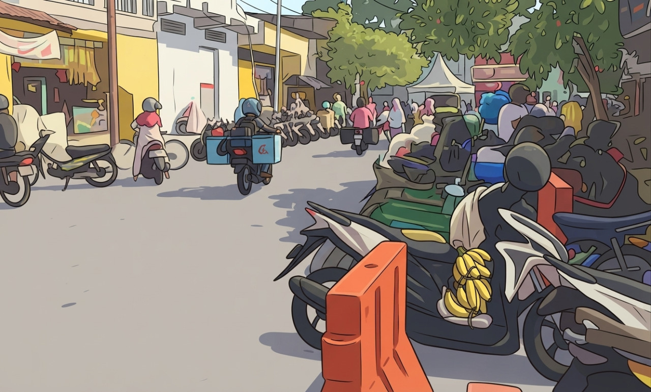 Ilustrasi parkir berlanganan. (Foto: Ilustasi/jatimnow.com)