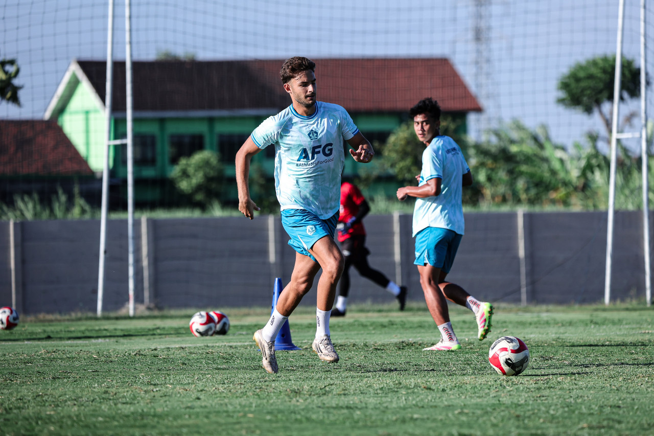Pemain Persik Kediri saat berlatih. (Foto: Persik Kediri for jatimnow.com)