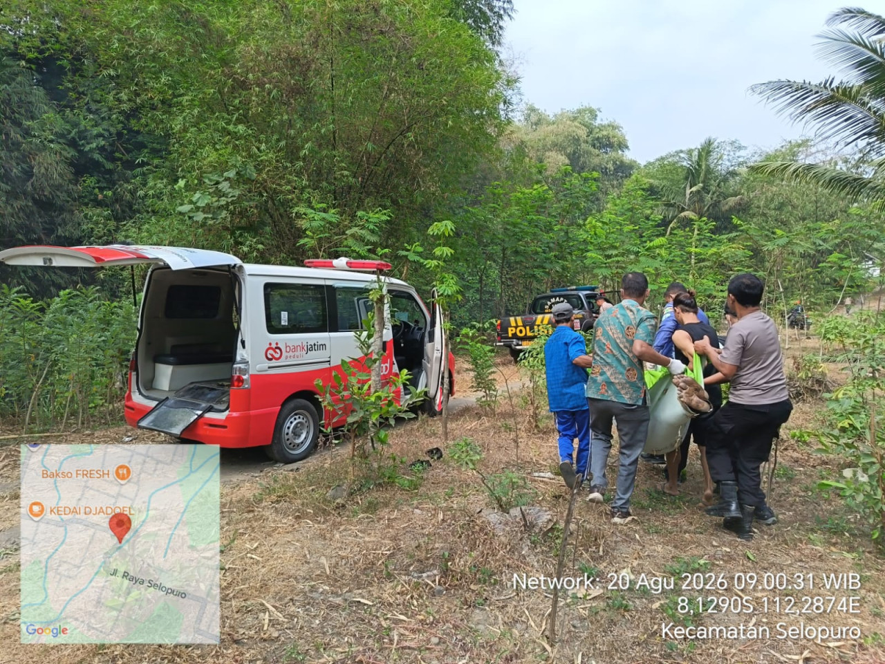 Pikap Terjun ke Jurang 15 Meter di Blitar, Pengemudi Meninggal Dunia