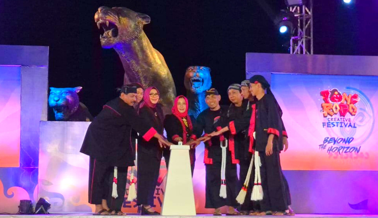 Peluncuran logo Hari Jadi ke-530 Kabupaten Ponorogo. (Foto: Ahmad Fauzani/ jatimnow.com)