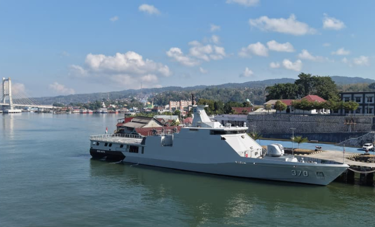 KRI Bung Hatta-370. (Foto: Koarmada II for jatimnow.com)