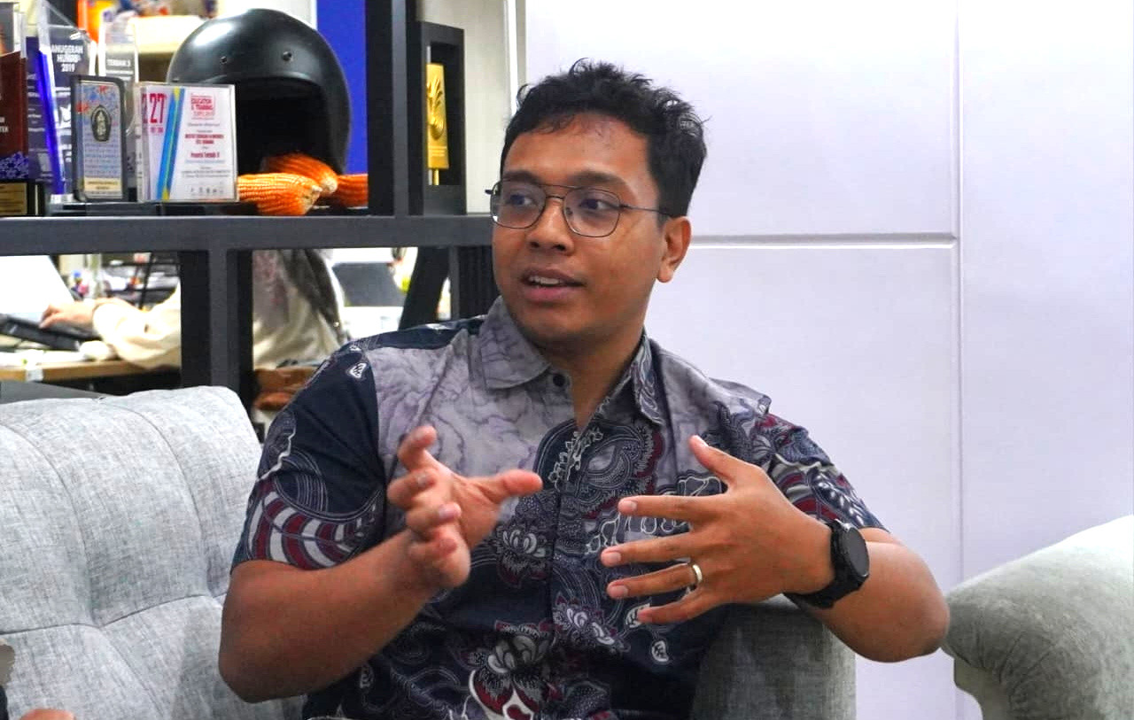 Pakar seismologi Institut Teknologi Sepuluh Nopember (ITS) Kadek Hendrawan Palgunadi. (Foto: Humas ITS for jatimnow.com)