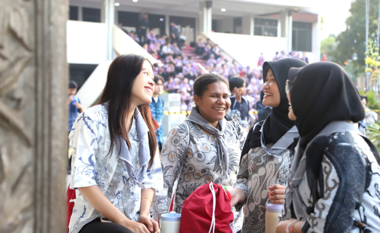 Untag Surabaya mencatat semakin beragamnya latar belakang daerah mahasiswa baru pada tahun akademik 2026. (Foto: Humas for jatimnow.com)
