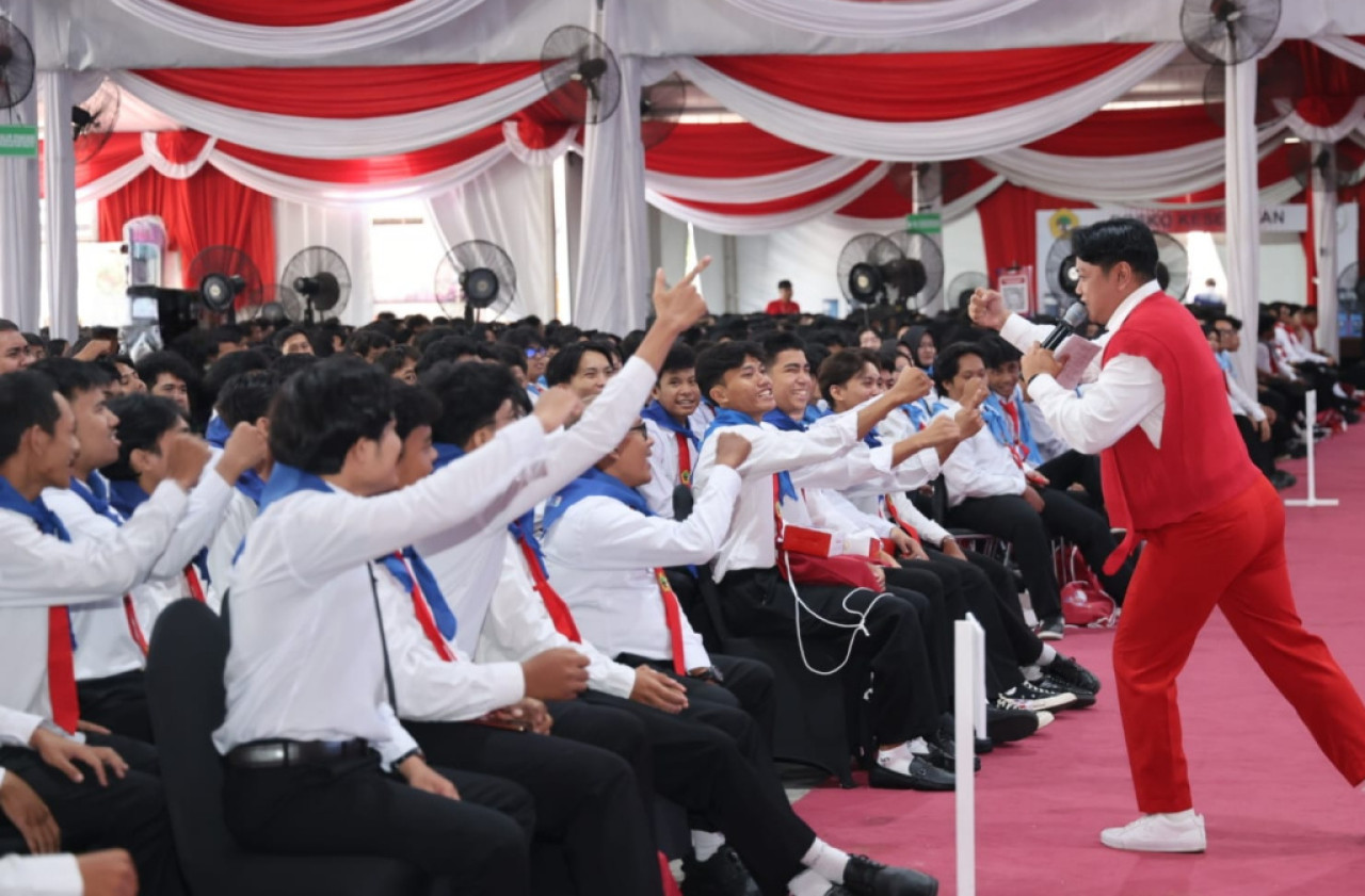 PKKMB Untag Surabaya 2026 resmi dimulai dengan 3.160 mahasiswa baru. (Foto: Humas for jatimnow.com)
