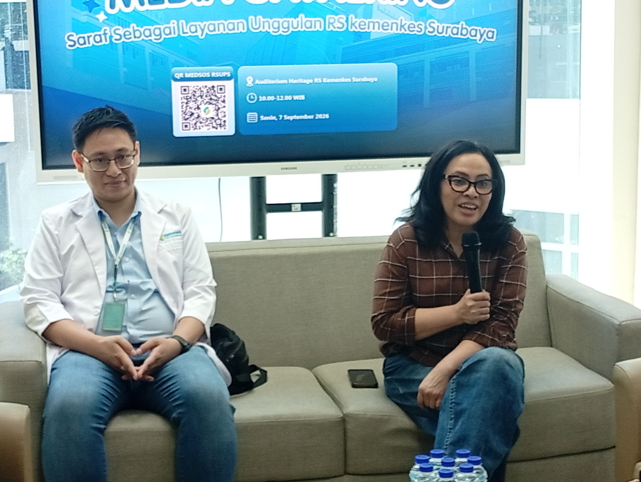Direktur RS Kemenkes Surabaya, dr Martha M. L. Siahaan. (Foto: Sujianto/jatimnow.com)