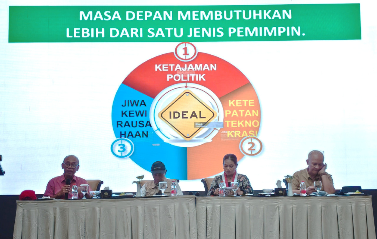 Sekolah Kader Vol. 2 yang digelar DPC GMNI Surabaya Raya di Surabaya, Senin (7/9/2026). (Foto: Ali Masduki/jatimnow.com)