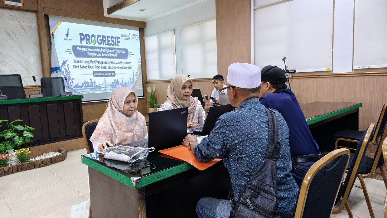 BBPOM Surabaya Temukan 159 Iklan Obat Alam dan Suplemen Menyesatkan