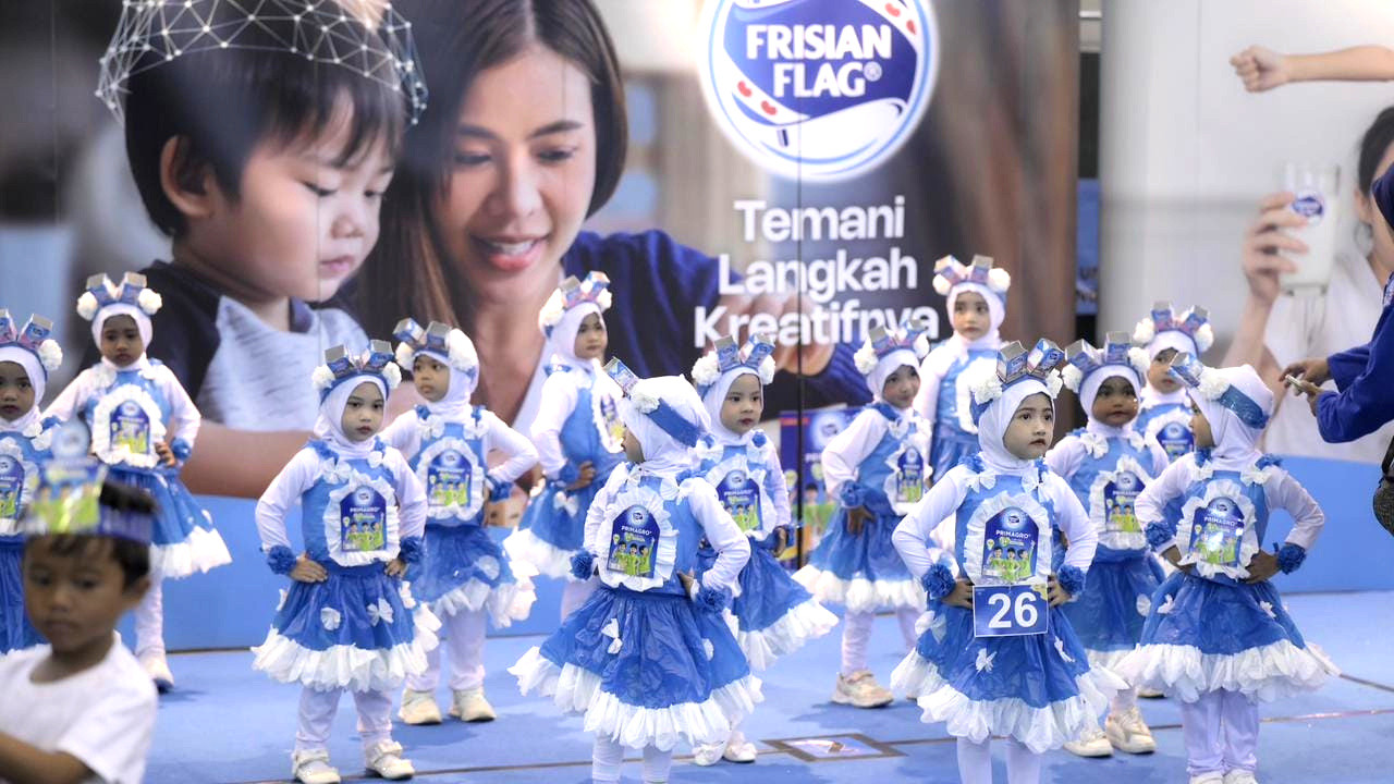 Gerak Cermat Frisian Flag Ajak Anak PAUD Surabaya Aktif Bergerak