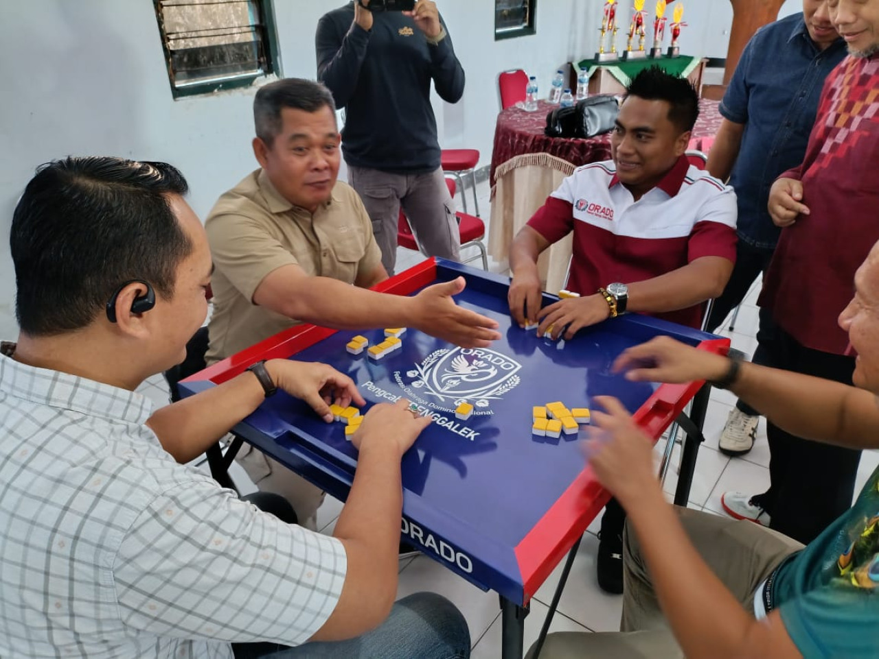 Ratusan Atlet Ikuti Open Turnamen Domino Orado di Trenggalek
