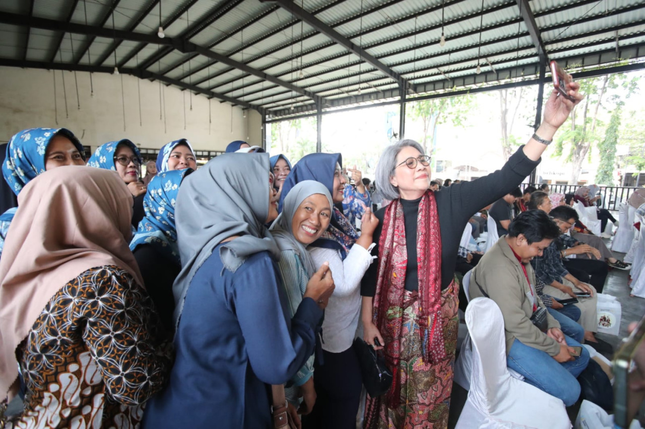 Sosialisasi 4 Pilar Kebangsaan, Indah Kurnia Ajak Warga Jaga Gotong Royong