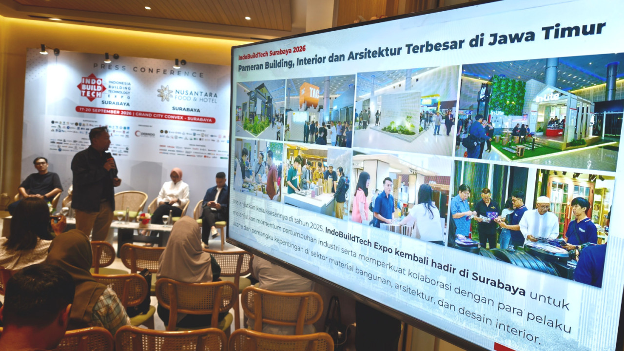 IndoBuildTech Surabaya 2026 Buka Akses Inovasi Material Bangunan