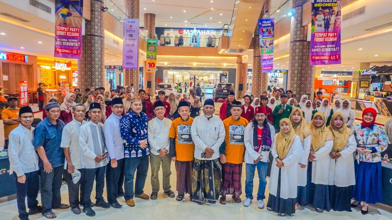 Acara Layar Hikmah, yang diselenggarakan Komisi Seni, Budaya Islami dan Remaja, MUI Gresik di Gressmall Gresik. (Foto: MUI Gresik for jatimnow.com)