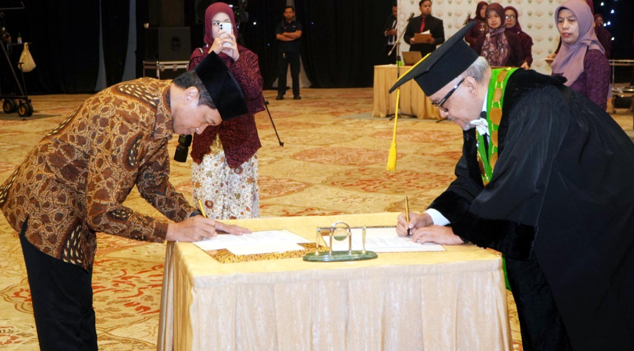Kerja sama ditandai dengan penandatanganan Memorandum of Understanding (MoU) di Surabaya, Senin (7/9/2026). (Foto: Humas Unusa for jatimnow.com)