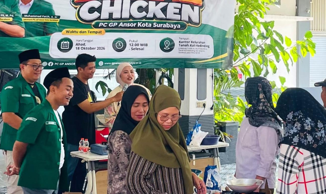 Pelatihan BUMAZ Chicken, Cara GP Ansor Surabaya Bangkitkan UMKM