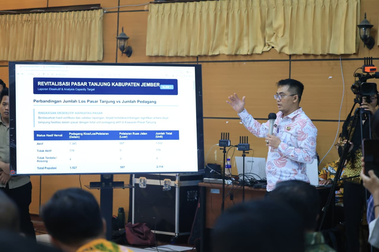 Pemkab Jember gelar diskusi penataan Pasar Tanjung bersama pedagang (Foto: Diskominfo for jatimnow.com))