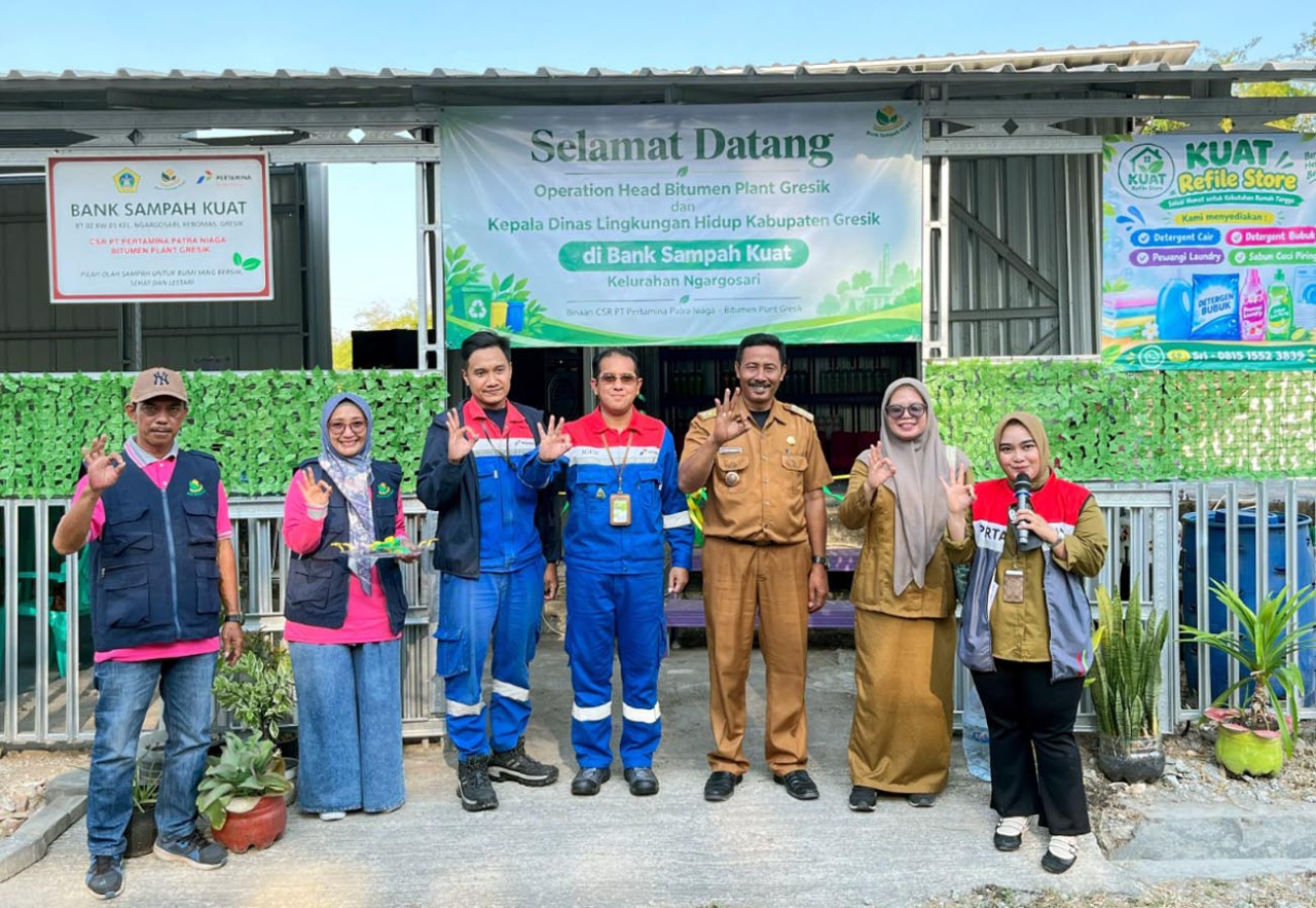 Pertamina Ubah Gudang Sampah Gresik Jadi Fasilitas Layak Demi Cegah Karhutla