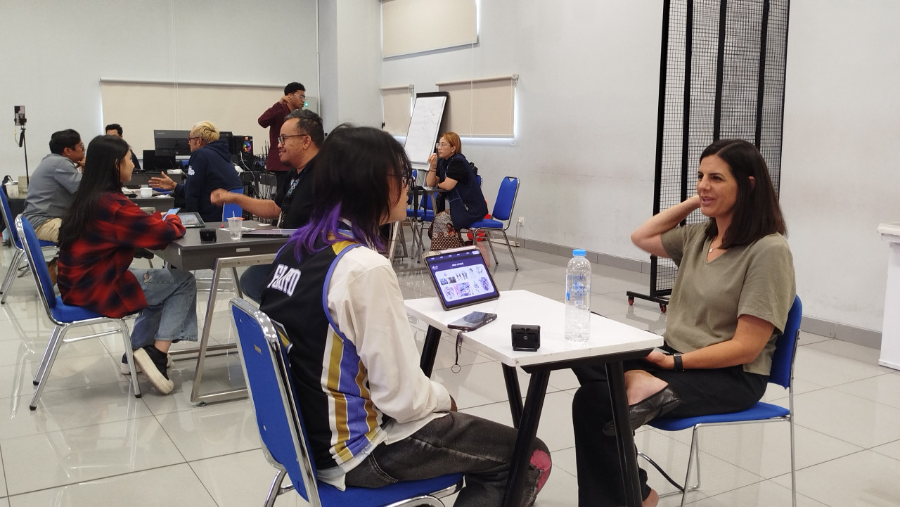 Praktisi Industri Kreatif Amerika Tularkan Trik Untuk Animator di Malang