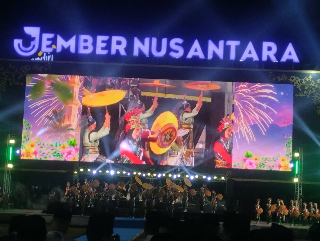 Hari Santri Nasional 2026 di Alun-alun Jember. (Foto: Hafid/jatimnow.com)