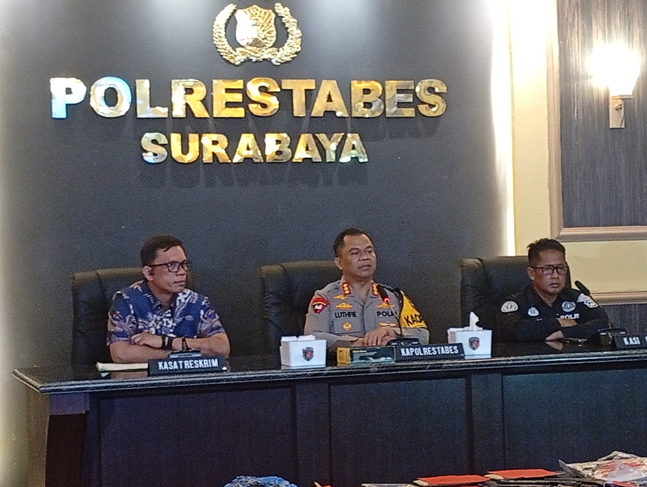 Kapolrestabes Surabaya Kombes pol Luthfie Sulistiawan (Foto: Sujianto/jatimnow.com)