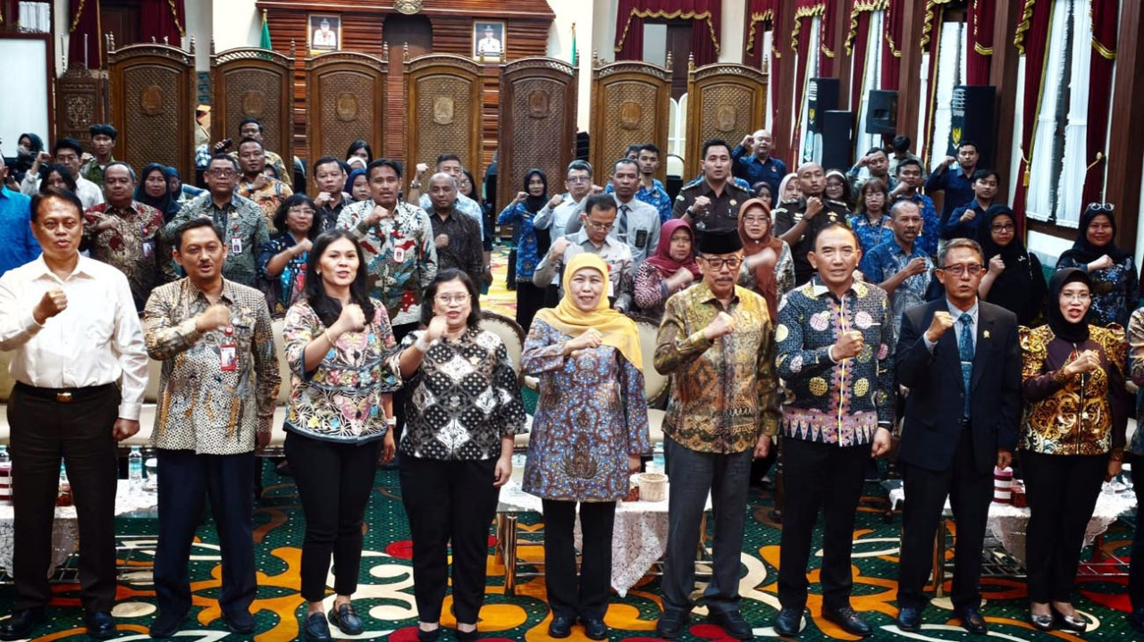 LPSK dan Pemprov Jatim memperkuat perlindungan saksi dan korban. (Foto: Ali Masduki/jatimnow.com)