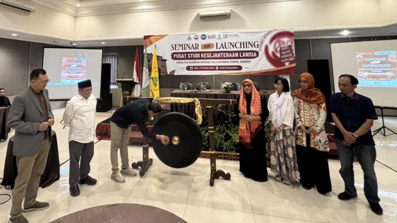 Fakultas Dakwah UIN KHAS Jember luncurkan pusat studi kesejahteraan lansia. (Foto: Fadli/jatimnow.com)
