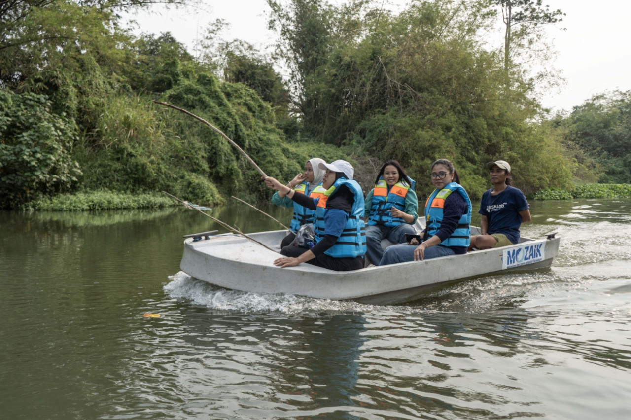 ECOTON kini membuka akses program wisata edukasi ini secara luas bagi sekolah, perguruan tinggi, maupun komunitas masyarakat. (Foto: Ecoton for jatimnow.com)