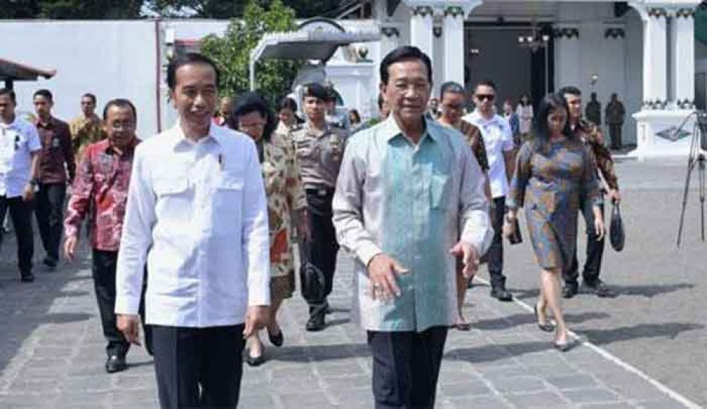 Presiden Jokowi dan Sultan Hamengku Buwono X/ foto: Biro Pers Setpres