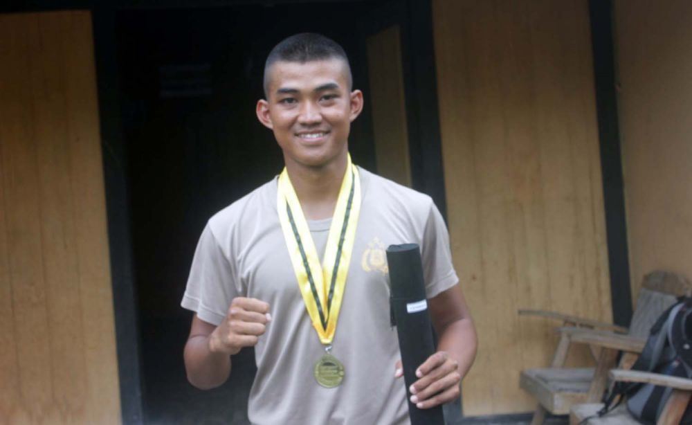 Muhammad Al Azhar menjadi lulusan terbaik Bintara Polri Tahun 2020 di SPN Bangsal, Mojokerto