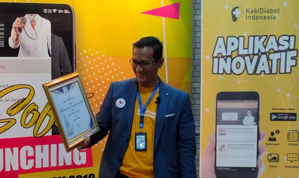 Aplikasi KakiDiabet Indonesia karya Dosen Unair dr Niko Azhari Hidayat