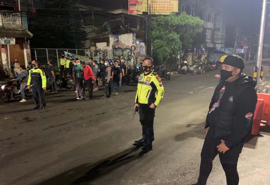 Razia balap liar di Sidoarjo