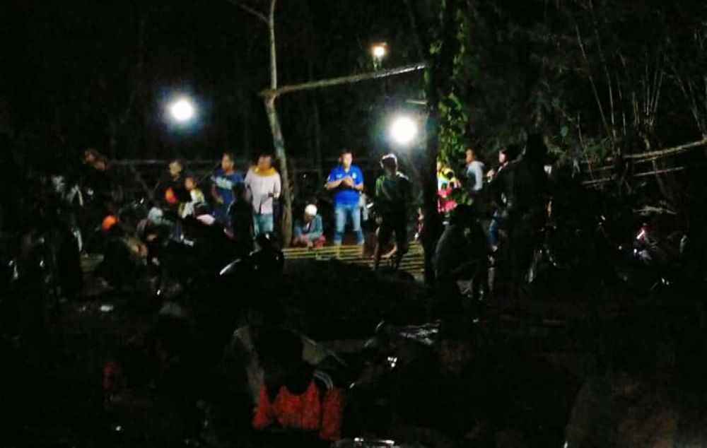 Balap marmut di Dusun Ko'ong Desa Pondok Wuluh, Kecamatan Leces, Kabupaten Probolinggo dibubarkan