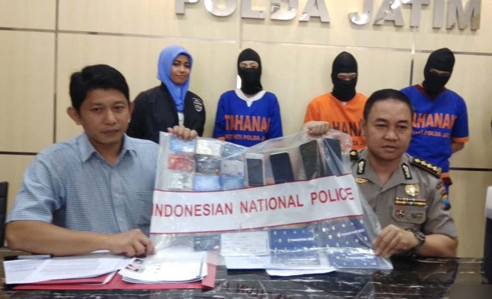 Polda Jatim bongkar kasus penjualan tiket pesawat dan hotel murah hasil carding