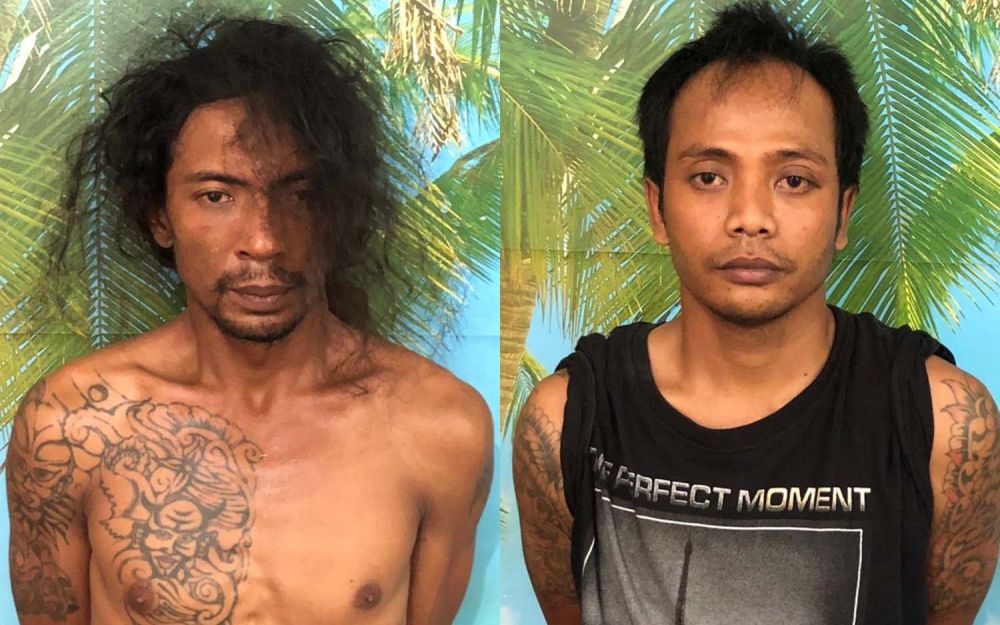Dua bandit yang satroni rumah untuk mencuri HP diamankan di Mapolres Mojokerto Kota