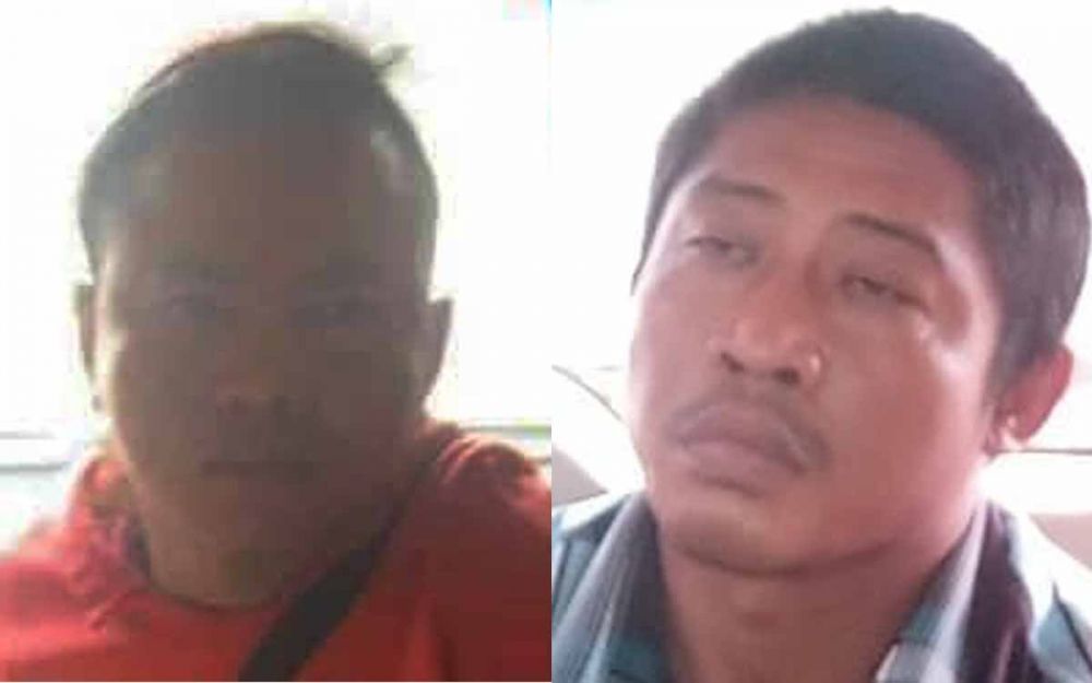 Kedua pelaku pembunuhan (Dantok dan Priono)