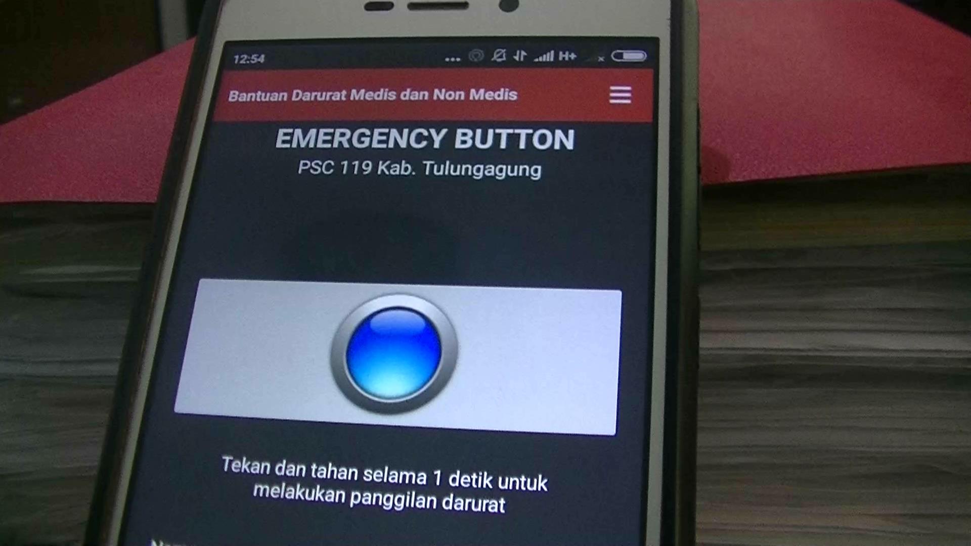 Aplikasi Emergency Button/Foto: Wanda R Putri